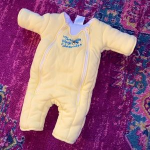 Merlin Sleep Suit - Small (3-6mo) - Like new - yellow